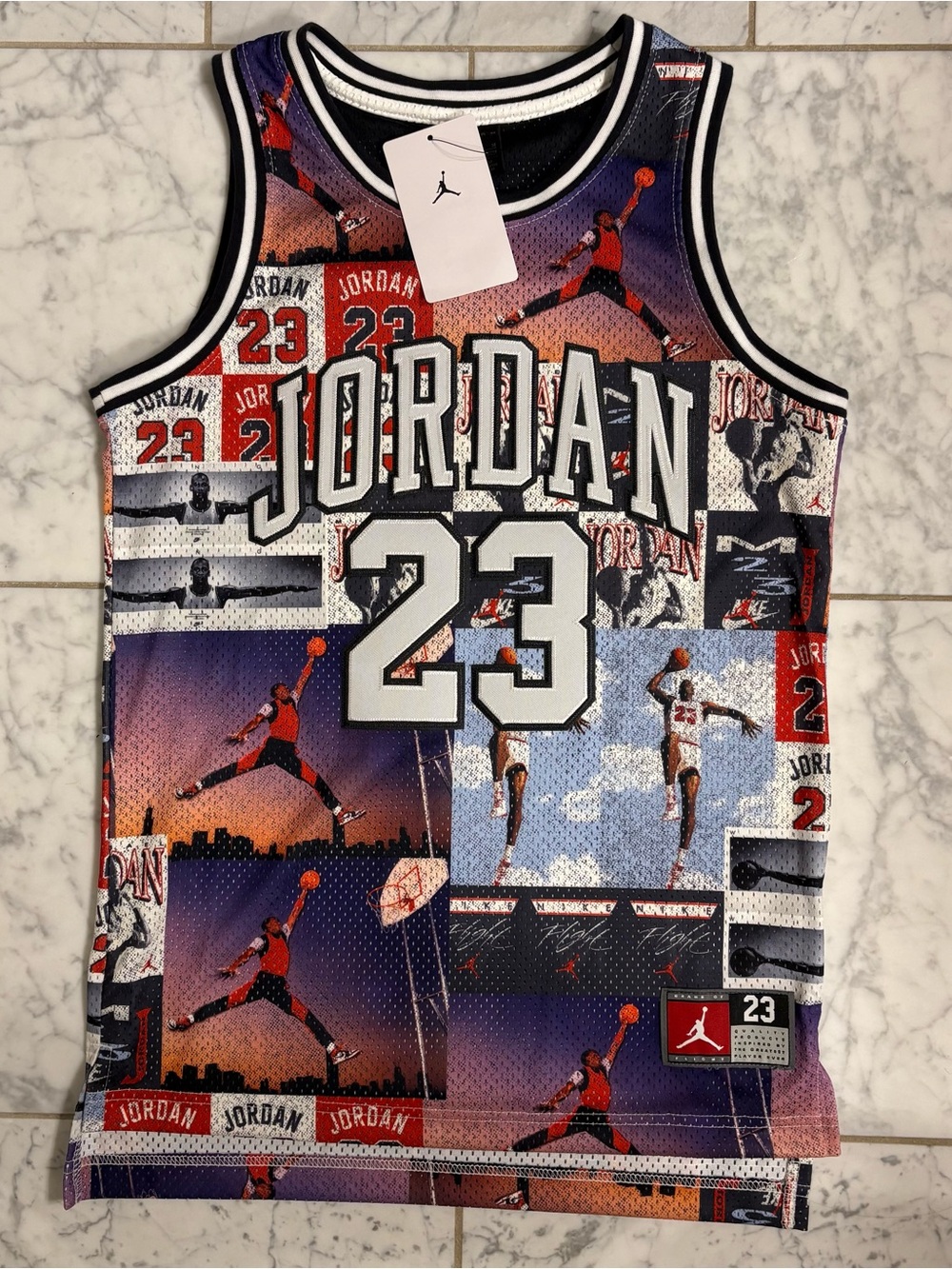 Nike Air Jordan Stitched #23 Basketball Jersey  Youth Big Kids' Size M or L